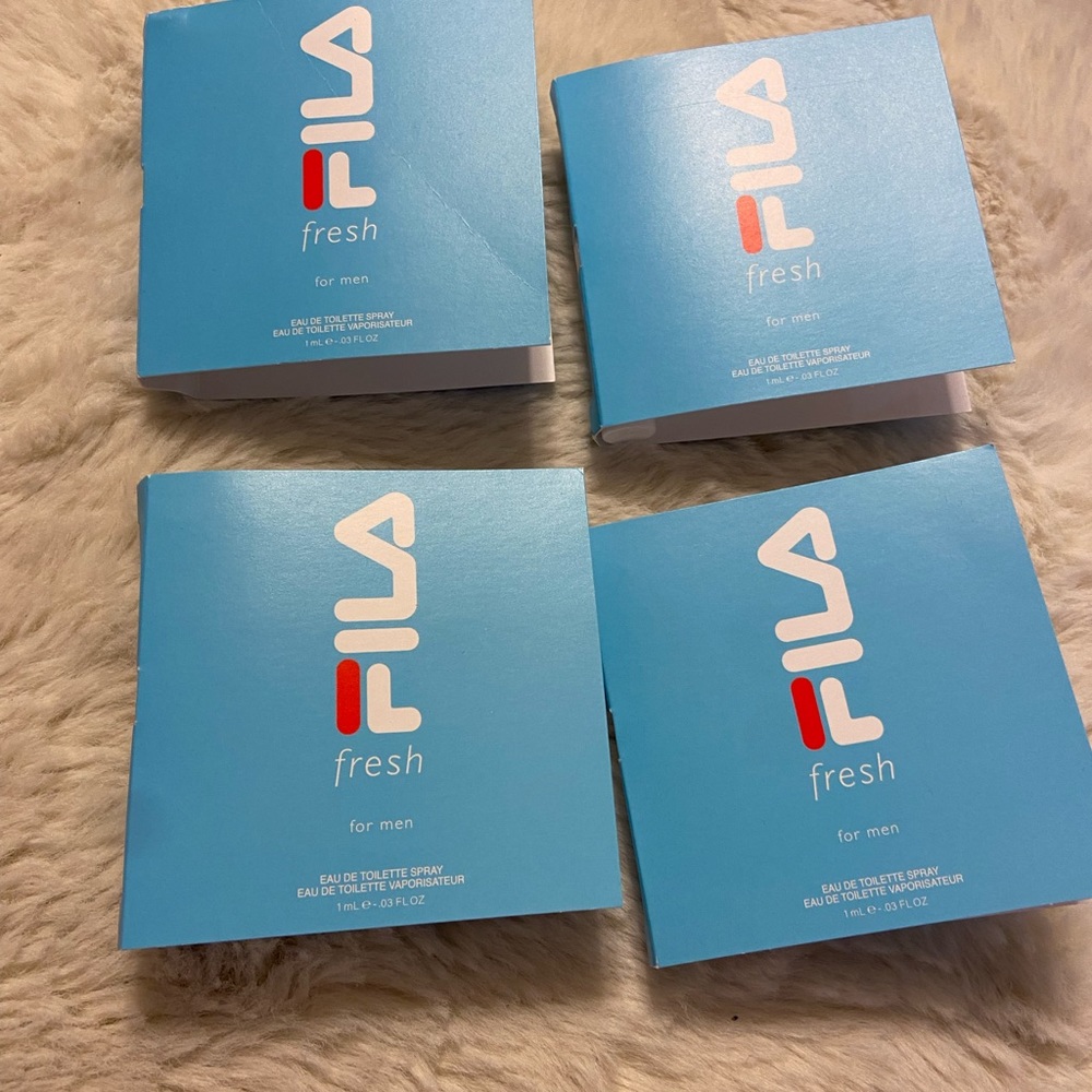 New bundle of 4 sample FILA fresh for men 1ml x 3